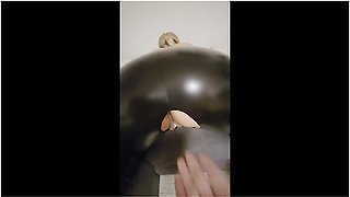 He Cums On My Leather Leggings Ass / Pvc / Latex
