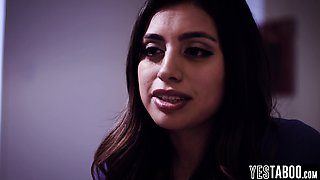 Big-bosomed Spic has a foursome with stepsis