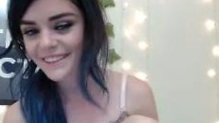 Awesome Teen With Big Boobs Dildo Masturbation