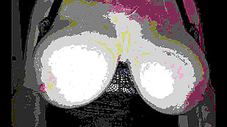Big-breasted tits of BBW that slaping