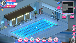 EP-5"LIFEGUARD HOLIC GAMEPLAY!NTR! HENTAI GAME! I fuck my employee and her bestfriend!