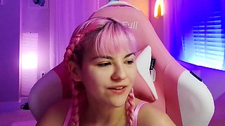 Sexy teen ebony solo toy masturbation