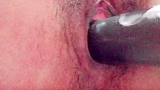 Asian teen secretly fuck herself with a dildo