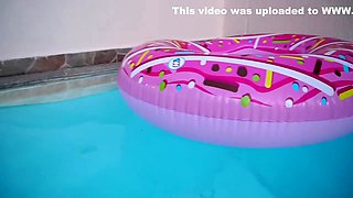 Sex With My Stepsister-in-law At The Pool Of The Hotel