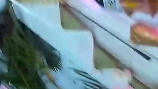 Flavored Lesbian Licking: I Smear Honey on Her Tight Pussy