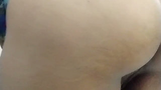 Sexy Filipina MILF, Shaking, Rubbing, & Smacking Her Big Smurf Ass & Pussy