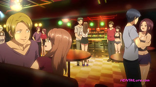 Group sex with busty MILF public creampie and tits out (ENG Dubbed) (Exclusive)