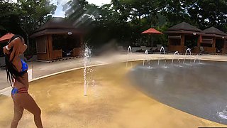Cute Asian GF big ass anal fucking