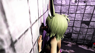 After Hours Dirty Shower at the Office