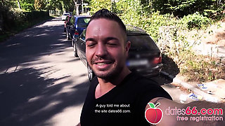 Outdoor boning for cute teen Lily Ray! (English)