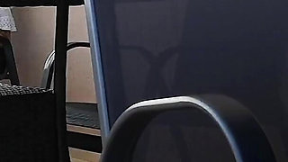 Watching My Neighbor Masturbating on Terrace