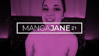 Horny Teen Brings Her Hentai Fantasy with a Oily Alien Boob Massage to Live