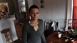 GILF PAYS WITH HER THROAT, HER SON OWES ME MONEY