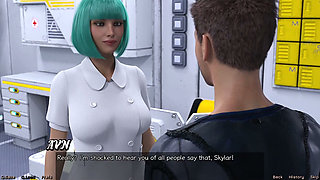 Stranded in Space - Blue Haired MILF Want Threesome with Me & Hot Busty Doctor