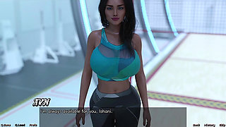 Stranded in Space - Petite Brunette Can't Stop Looking at Busty MILFs Tits