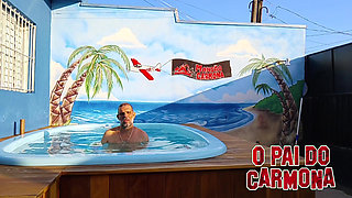 AiDoCarmona enjoying a pool wanting to fuck an ass