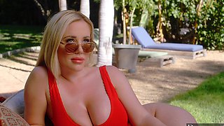 Blonde MILF Savannah's tight pussy craves huge black dicks in a steamy interracial fuck fest