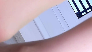 Paying Your Commission with Her Sexy Feet and Pantyhose