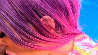 German big tits amateur teen fucks POV on vacation