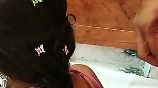 Tamil Hair Play Suck and Cum in Hair