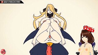 Stepmom and femboy share a bed in wild animated adventure