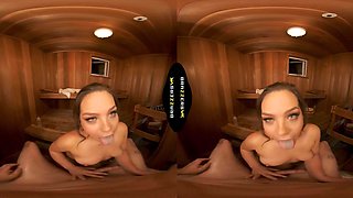 BRAZZERS - Spunky Kimber Forest Turns The Fever Up In The Sauna For A Moist And Wild Rectal Rail