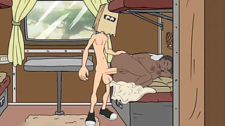 FuckerMan Series: Follow the Train for Hot Sex with Everyone Onboard - Big Tits, Creampie, and Tight Pussy Action