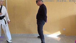 176cm, 78kg Karate Girlfriend Powerful Kick, Round 3