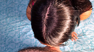 I get tired from work and my ex is wearing a very provocative skirt on my bed