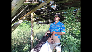 Old motorcyclist deliciously licks the pussy of his beautiful busty stepdaughter