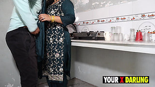 Desi Bhabhi Fucked in the Kitchen When She Make Tea for Her Devar