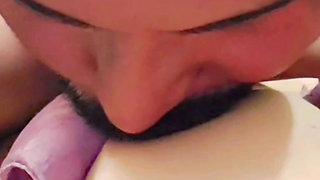 Hotwife suck small penis of sissy husband