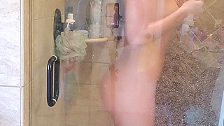 Hot Shower Shaft up My Cum Hole!