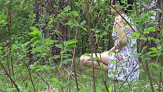 Flashing My Pussy in the Woods