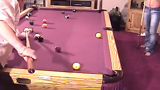 Young Hot Couple Enjoys Passionate Sex After Pool Game