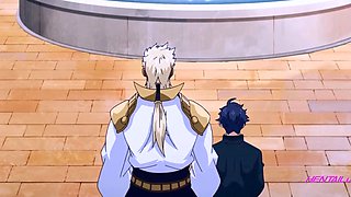 Prince fills up shy boy's anime hole with creamy finish