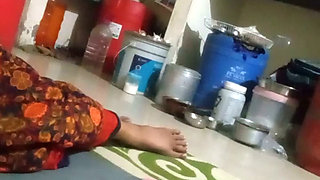 Seeing a woman in the house and making a penis stand