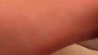 Beautiful Sexy Amateur MILF with Big Tits Masturbates Her Pussy with Her Fingers and Enjoys