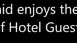 Maid Enjoys Belongings of Hotel Guests