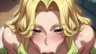 Hentai anime - My neighbor gets fucked because her husband has her small
