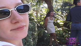 Two Friends Get Naked in a Park