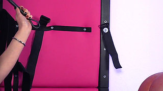 Deserved Punishment - Whipped and Taken with the Strap-on