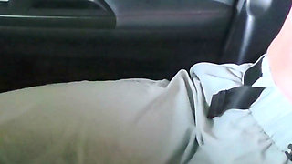 American Wife Masturbates in Parking Garage
