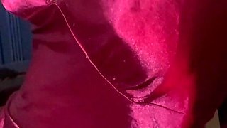 Home movie after , kneading her spectacular puffies