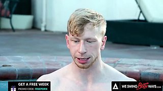 Adira Allure's Hot Bi Threesome - Anal & Double Blowjob with Husband