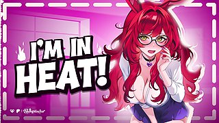 Satiate Breed Me NOW!" Bunnygirl In Warmth is Desperate For Your Jizz - R18 Audio ASMR Anime porn Roleplay