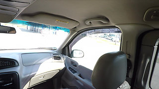 Hot Blonde Gets Her Ass Fucked While Washing the Car!!