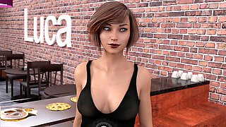 Cheating girlfriend and her lover humiliate her cuck boyfriend in this wild scene